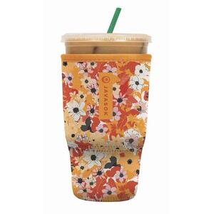 Sok It Java Sok Iced Coffee & Cold Soda Insulated Neoprene Cup Sleeve,L-30-32oz)